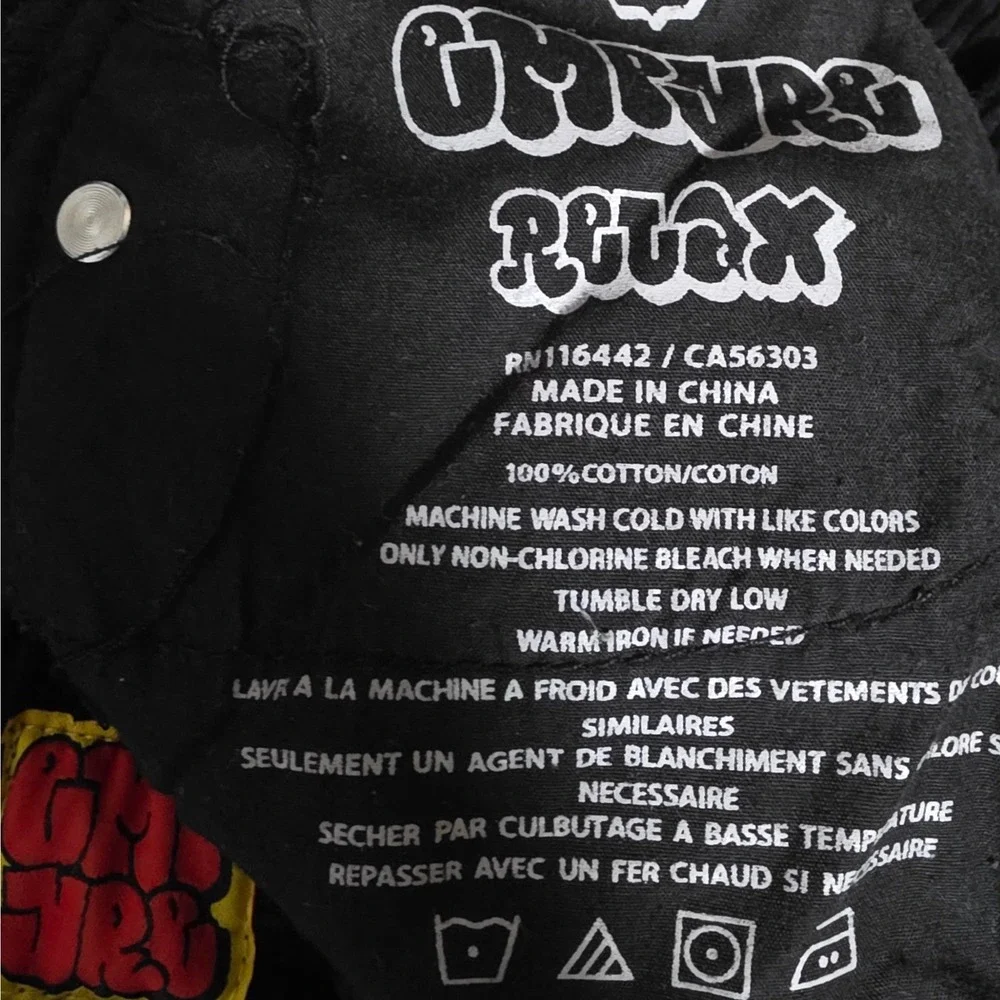 Emprye black corduroy